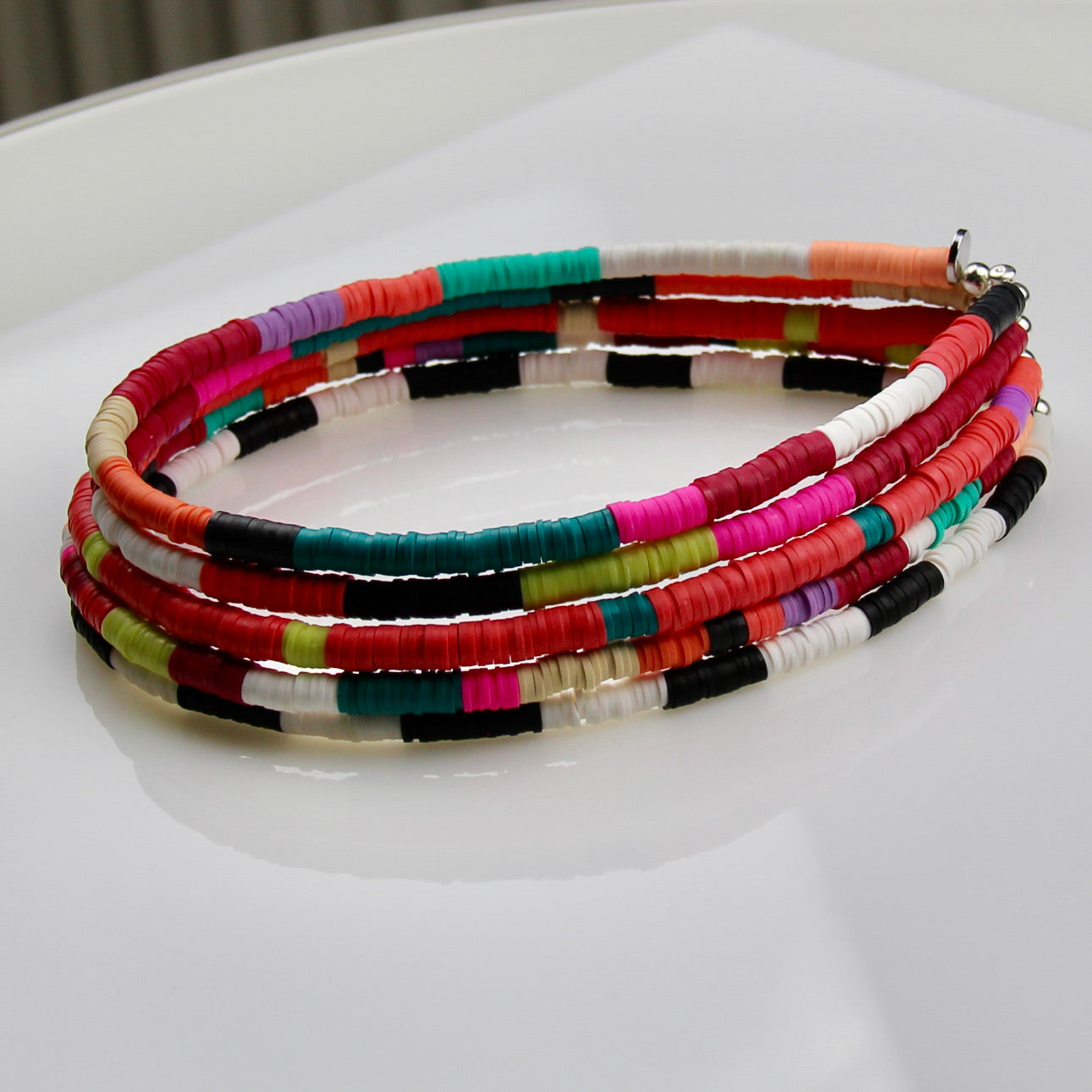 ODE TO JOY multi-row necklace