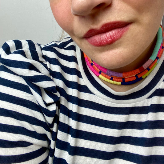 ODE TO JOY multi-row necklace