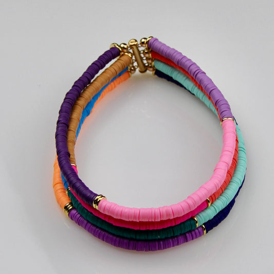 ODE TO JOY multi-row necklace