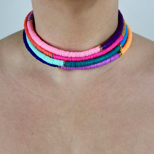 ODE TO JOY multi-row necklace