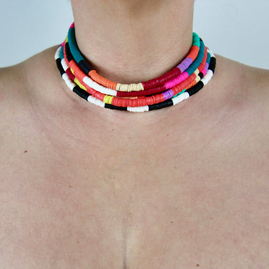 ODE TO JOY multi-row necklace