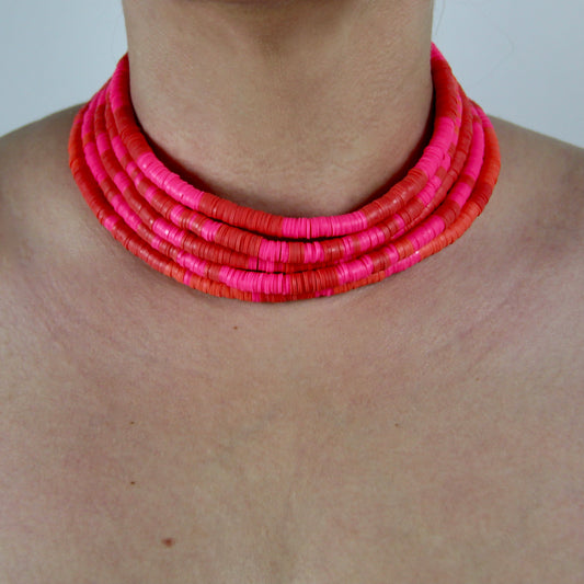 ODE TO JOY multi-row necklace